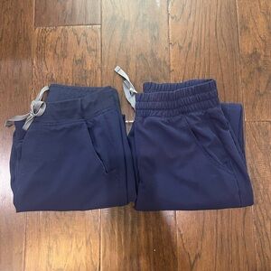 Figs navy blue Zamora joggers size small regular